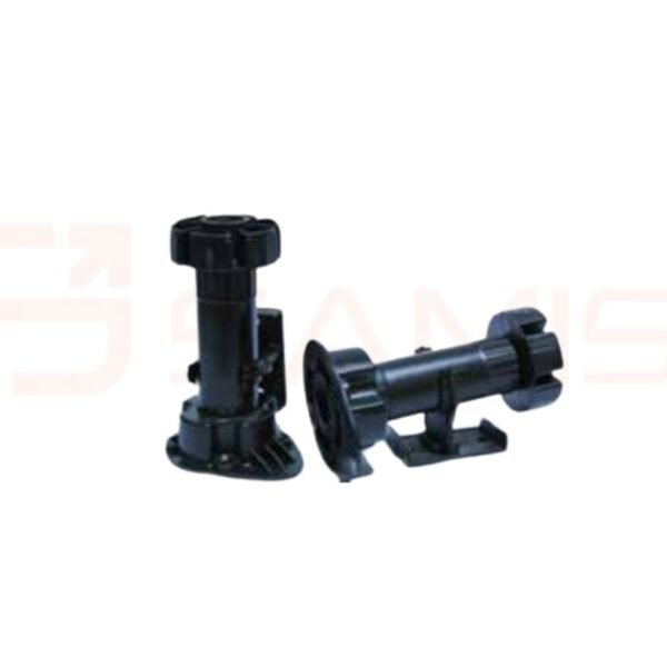 Black plastic kitchen cabinet legs