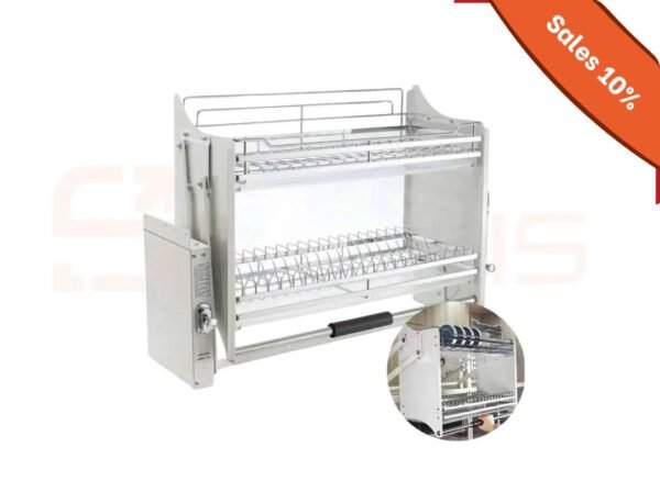 Giá bát nâng hạ màu kem sữa