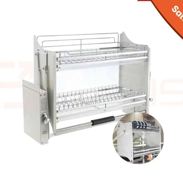 Giá bát nâng hạ màu kem sữa