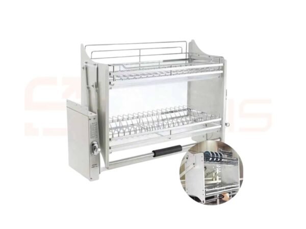 Giá bát nâng hạ màu kem sữa