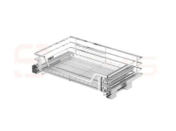 Flat slat pot and dish rack