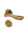 Yellow door handle split lock