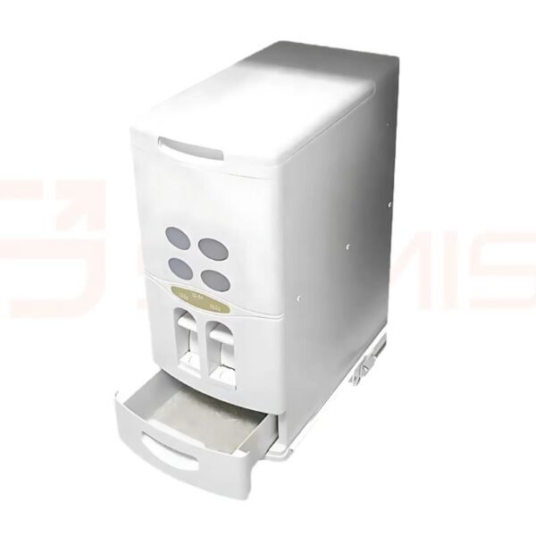 Under cabinet rice bin