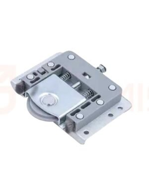 Floating shock absorber wardrobe sliding wheel